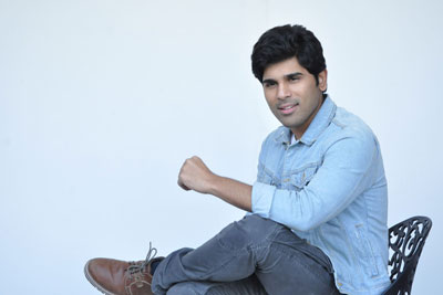 Allu Sirish Interview Stills For Okka Kshanam